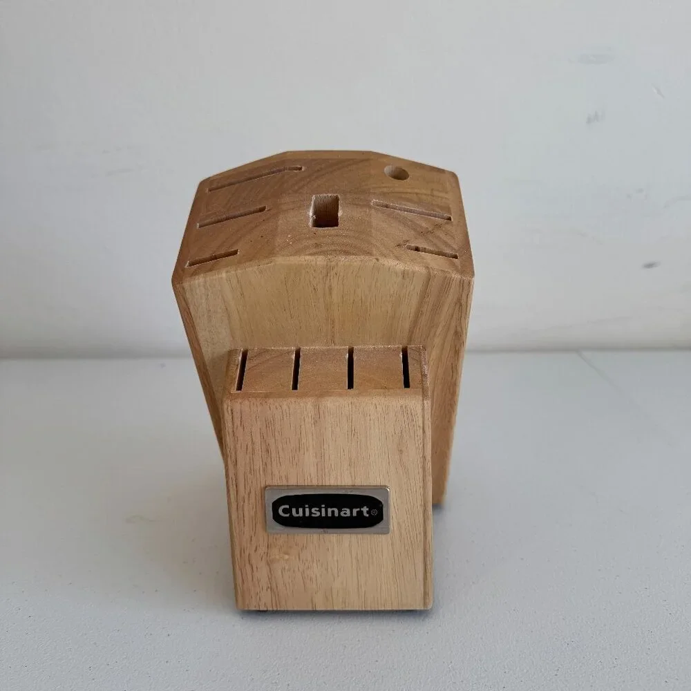 Cuisinart Wood Knife Block Holder | Countertop Kitchen Storage | No Knives